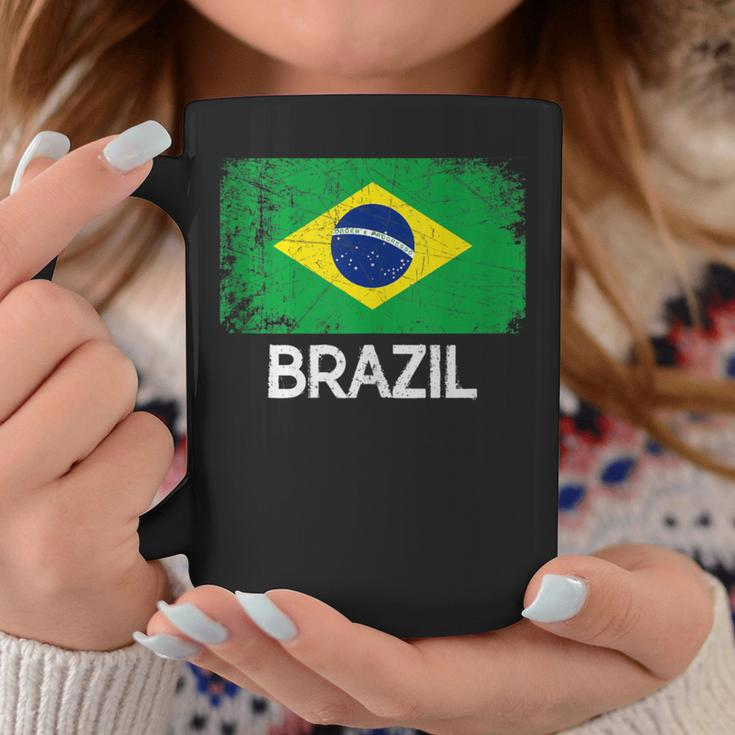 Brazilian Flag Vintage Made In Brazil Coffee Mug Unique Gifts