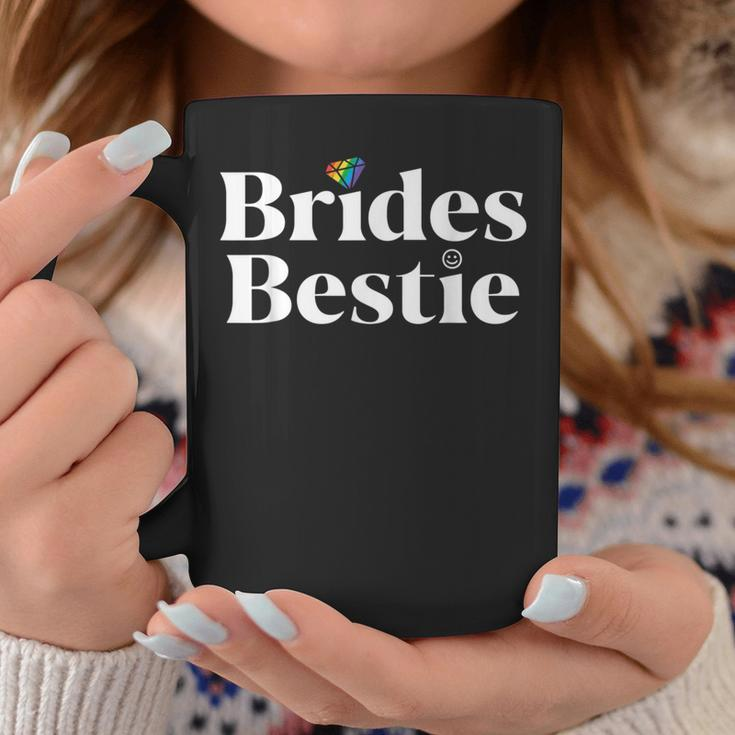 Bride Bestie Lesbischer Junggesellinnenabschied Pride Trauzeugin Tassen Lustige Geschenke