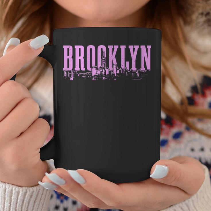 Brooklyn New York City Skyline Nyc Vintage Ny Coffee Mug Unique Gifts