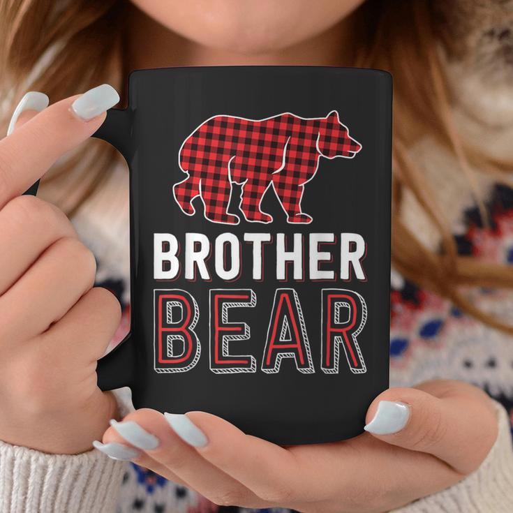 Brother Bear Red Buffalo Plaid Matching Family Christmas Coffee Mug Unique Gifts