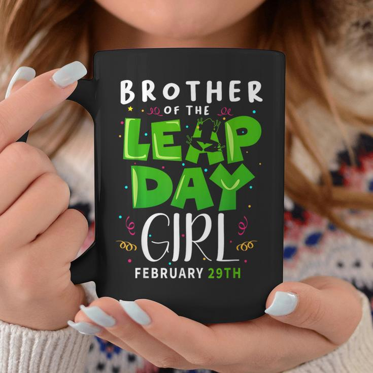 Brother Of The Leap Day Girl February 29Th Birthday Leap Kid Coffee Mug Unique Gifts