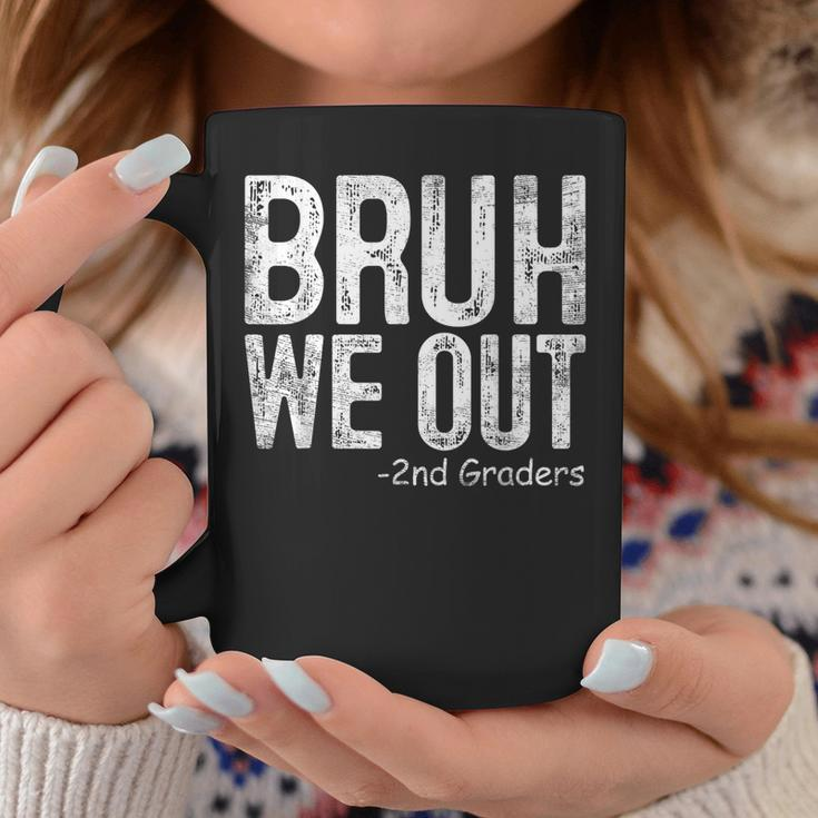 Bruh We Out 2Nd Graders Second Grade Graduation Class 2024 Coffee Mug Unique Gifts