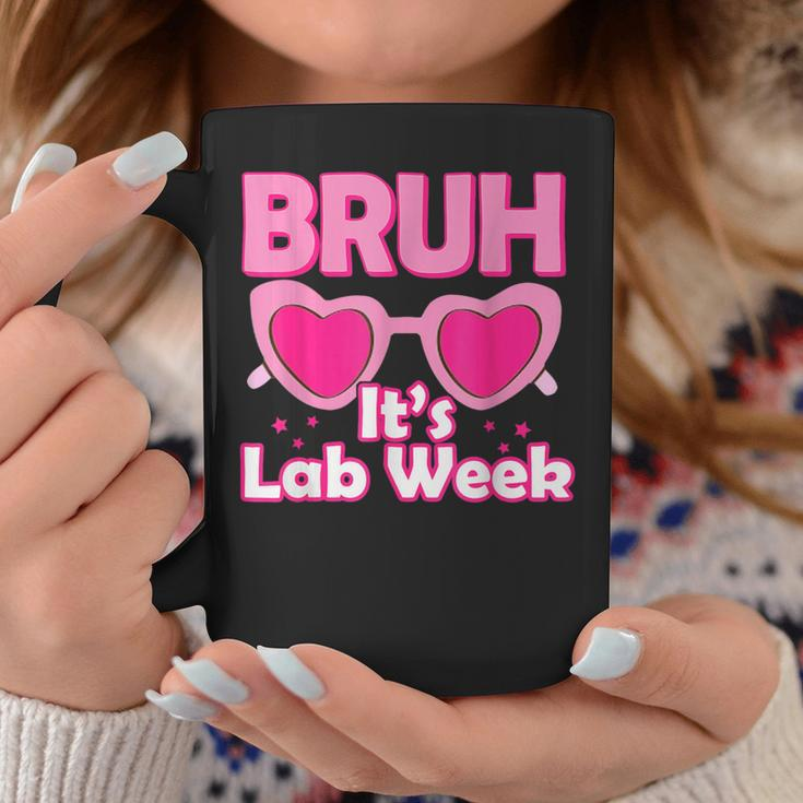 Bruh Pink Lab Week 2024 Medical Lab Science Lab Tech Team Coffee Mug Funny Gifts