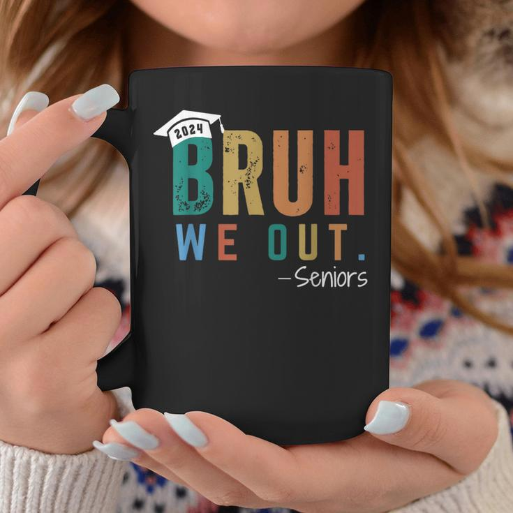 Bruh We Out Seniors 2024 Last Day Of School Coffee Mug Funny Gifts