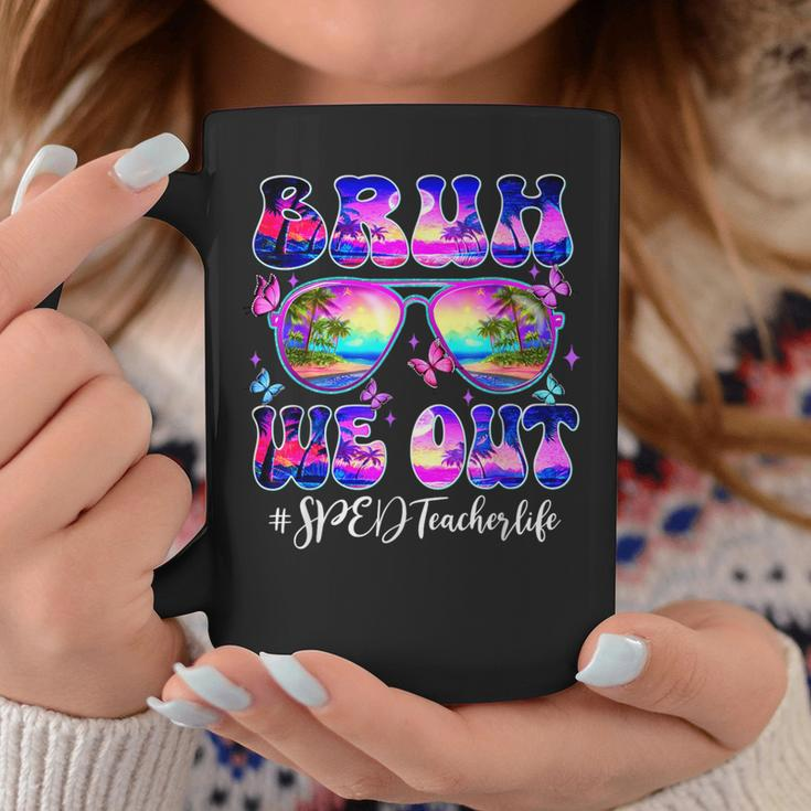 Bruh We Out Summer Sped Teacher Life Sunglasses Tie Dye Coffee Mug Unique Gifts