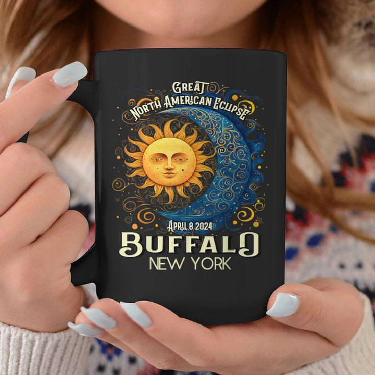 Buffalo New York 2024 Total Solar Eclipse April 8 Souvenir Coffee Mug Unique Gifts