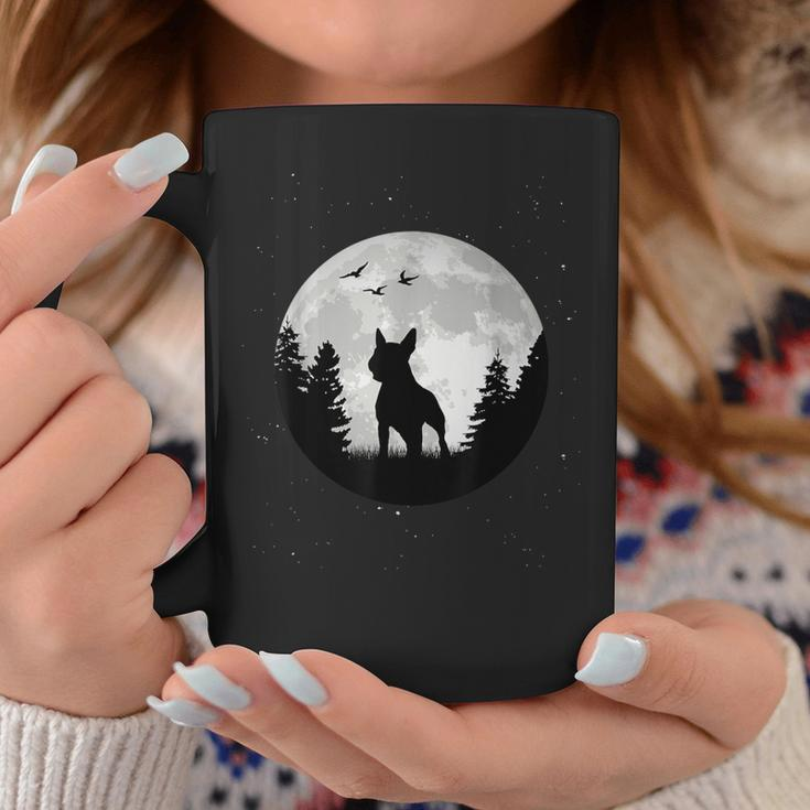 Bull Terrier Moon Bull Terrier Dog Holder Tassen Lustige Geschenke