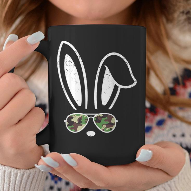 Bunny Ears Retro Sunglasses Easter Camo Camouflage Coffee Mug Unique Gifts