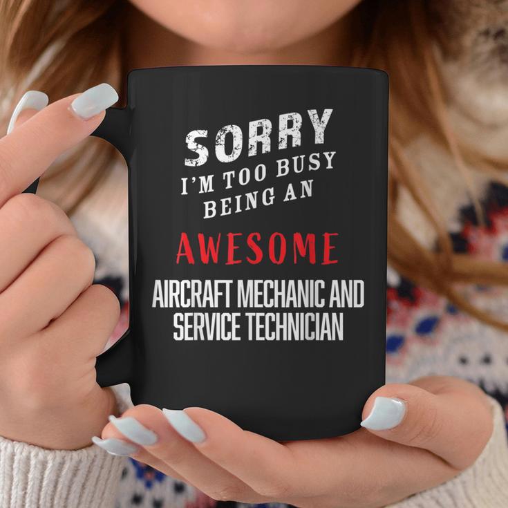 Busy Being Awesome Aircraft Mechanics Service Technicians Coffee Mug Unique Gifts