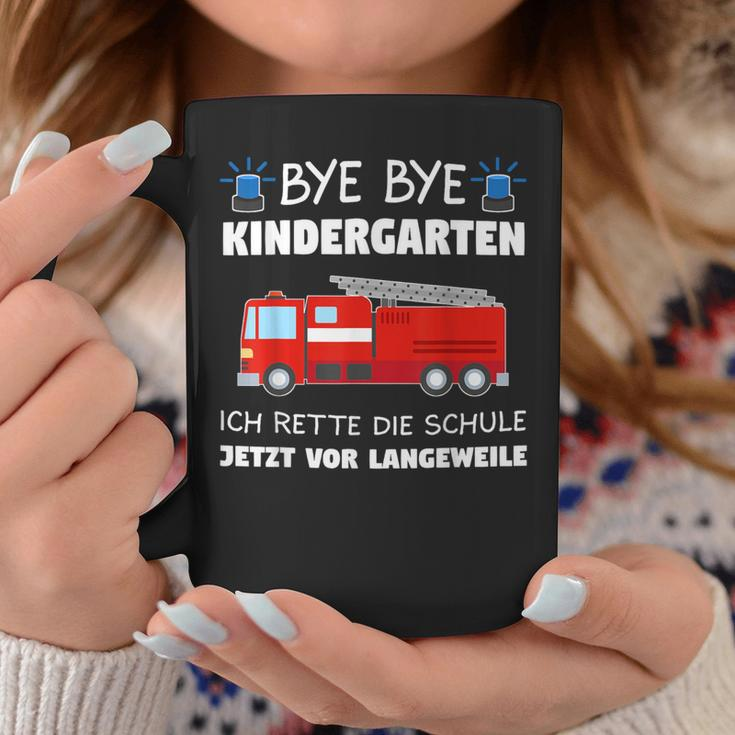 Bye Bye Kindergarten School Child Fire Brigade School Tassen Lustige Geschenke