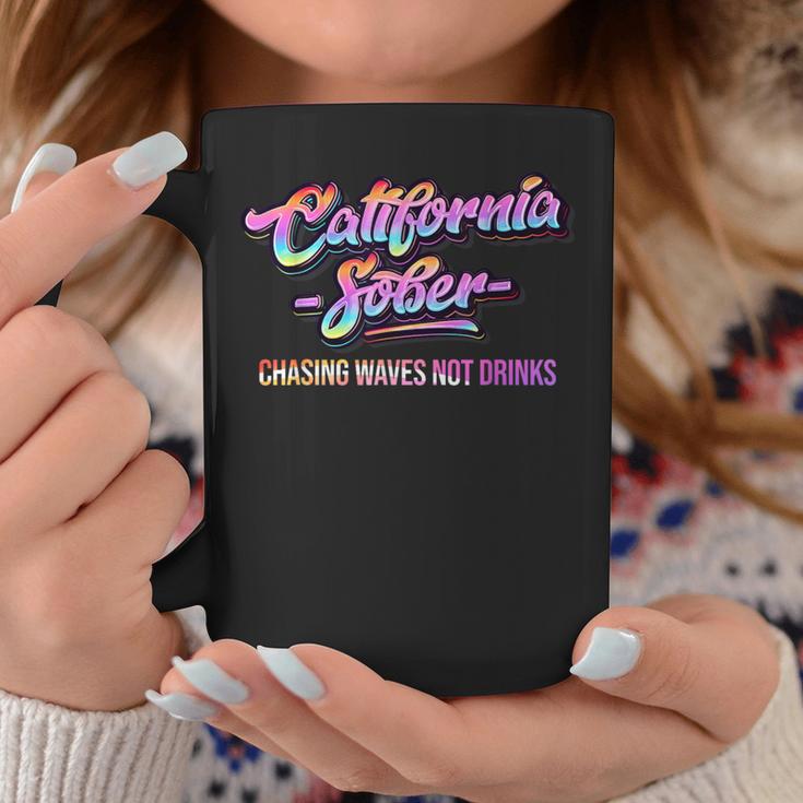 California Sober Chasing Waves Recovery Legal Implications Coffee Mug Unique Gifts