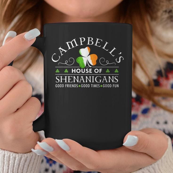 Campbell House Of Shenanigans Irish Family Name Coffee Mug Funny Gifts