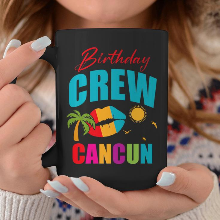 Cancun Trip Mexico Birthday Crew 2024 Beach Vacation Girl Coffee Mug Funny Gifts