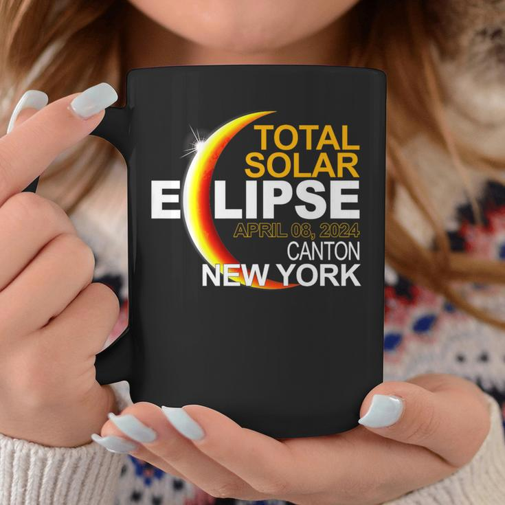 Canton New York Total Solar Eclipse April 8 2024 Coffee Mug Unique Gifts