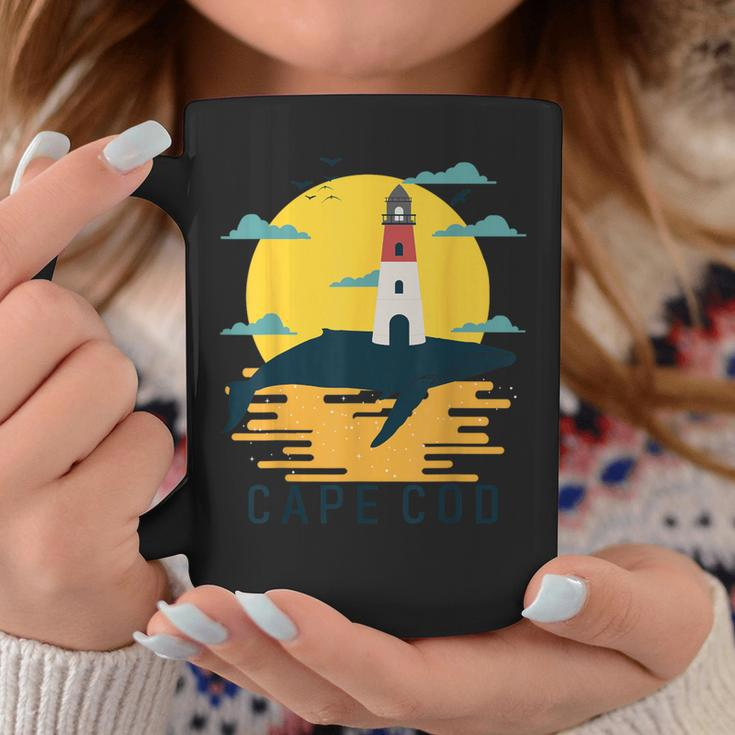 Cape Cod Nauset Lighthouse Vacation Sunset Whale Tourist Coffee Mug Unique Gifts