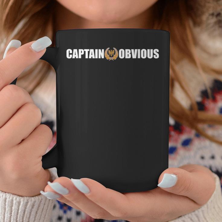 Captain Obvious Sarcastic Novelty Graphic Coffee Mug Unique Gifts