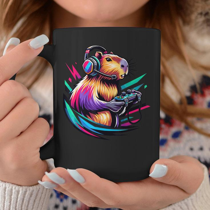 Capybara Capybara Rodent & Video Games Lover Coffee Mug Unique Gifts