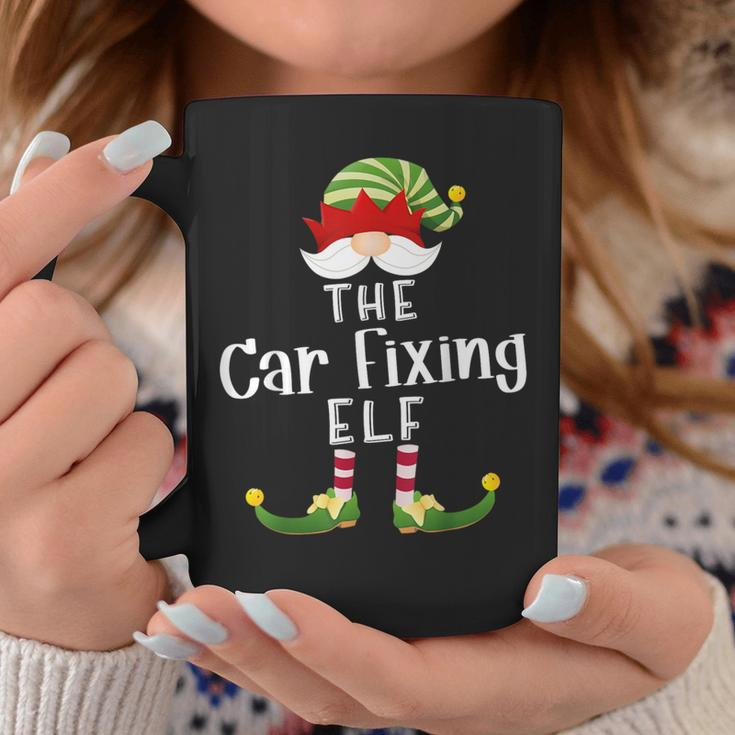 Car Fixing Elf Group Christmas Pajama Party Coffee Mug Unique Gifts