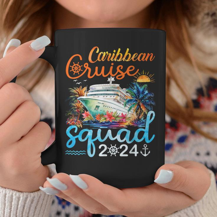 Caribbean Cruise Squad 2024 Family Matching Group Vacation Coffee Mug Unique Gifts