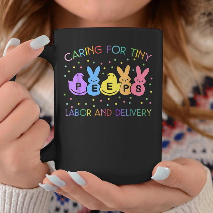 Caring For Tiny Labor And Delivery Bunnies L&D Easter Day Coffee Mug Funny Gifts
