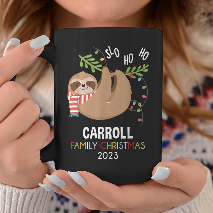 Carroll Family Name Carroll Family Christmas Coffee Mug Funny Gifts