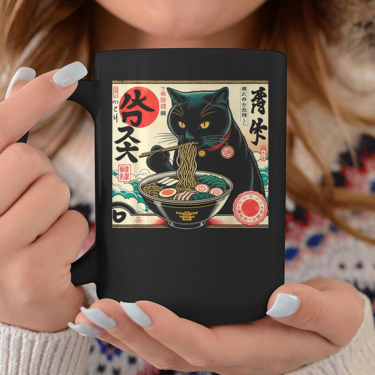 Cat Ramen Noodle Japanese Anime Ramen Kawaii Cat Coffee Mug Unique Gifts