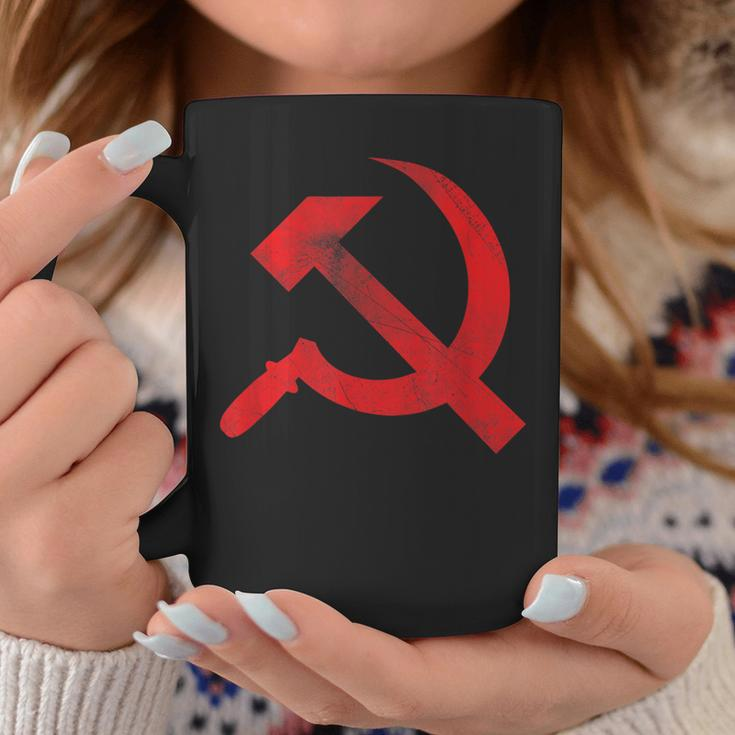 Cccp Ussr Hammer Sickle Flag Soviet Communism Tassen Lustige Geschenke