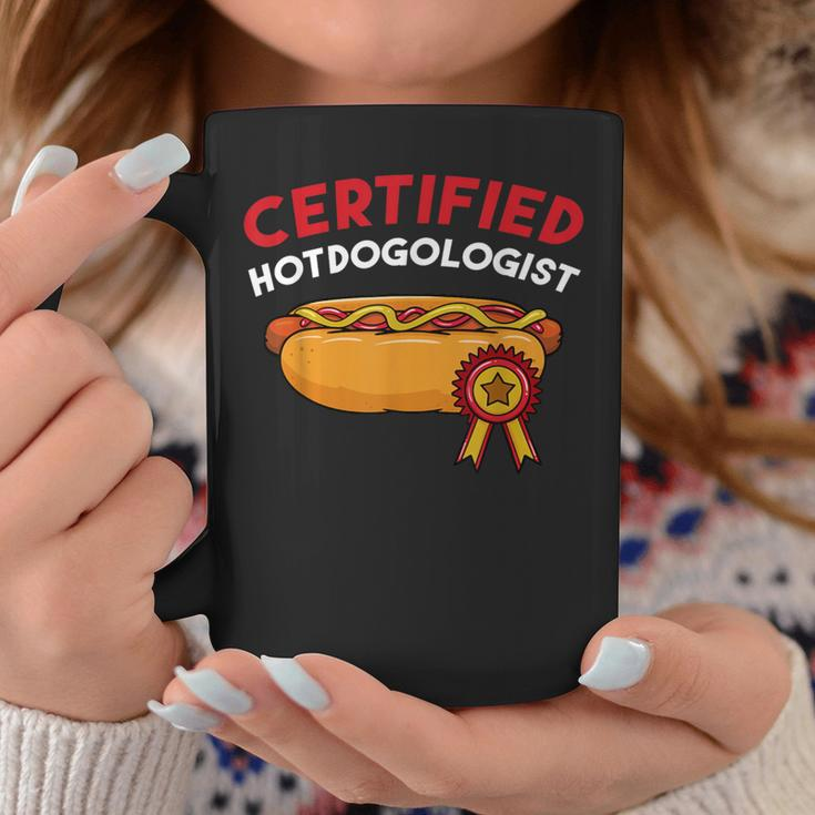 Certified Hotdogologist Hot Dog Hotdogs Sausage Frank Wiener Coffee Mug Unique Gifts