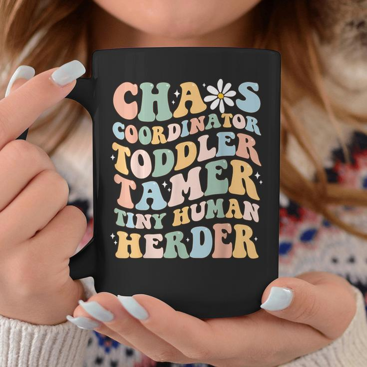 Chaos Coordinator Toddler Tamer Tiny Human Herder Daycare Coffee Mug Funny Gifts
