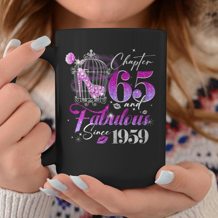 Chapter 65 Fabulous Since 1959 65Th Birthday Queen Diamond Coffee Mug Unique Gifts