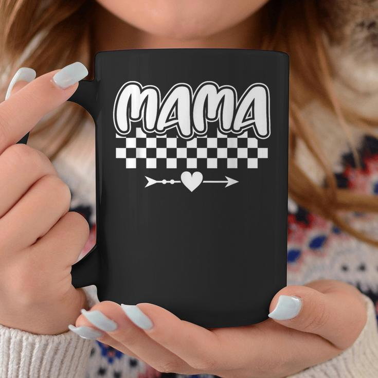 Checkered Mama Racing Mother's Day Coffee Mug Funny Gifts