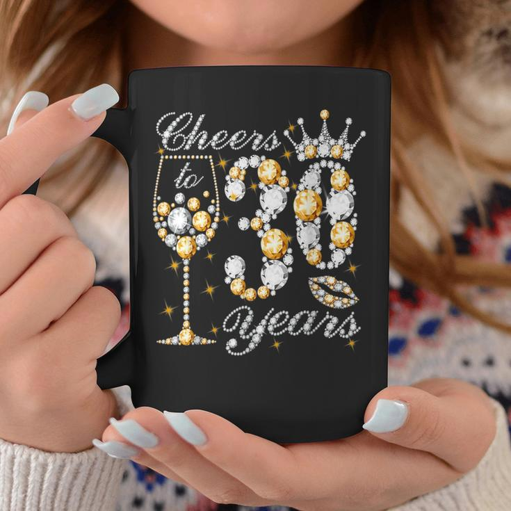 Cheers To 30 Years Old Happy 30Th Birthday Queen Drink Wine Coffee Mug Unique Gifts