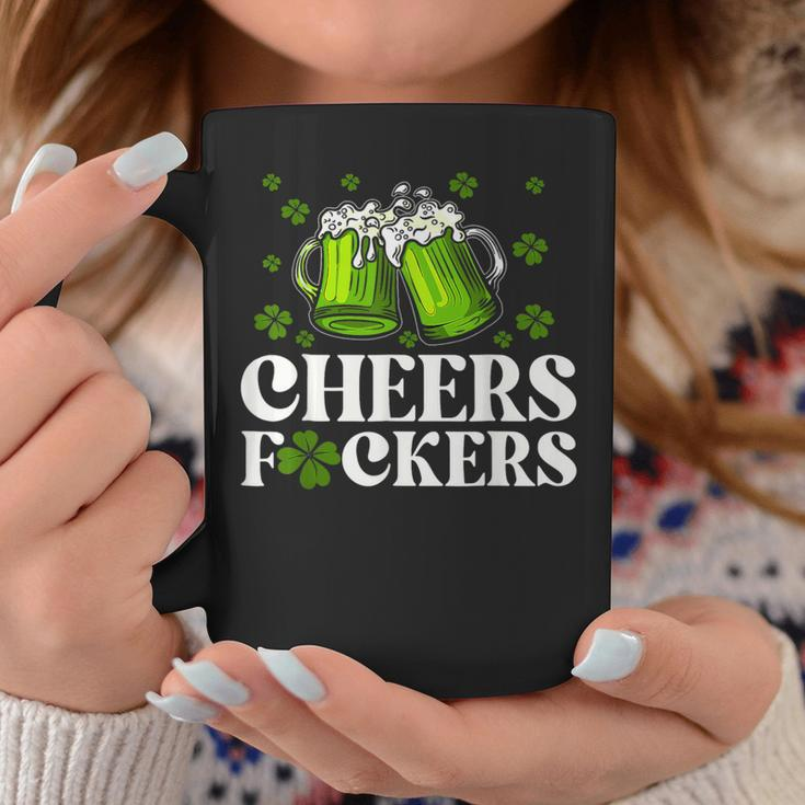 Cheers Fuckers St Patrick's Day Beer Drinking Coffee Mug Funny Gifts