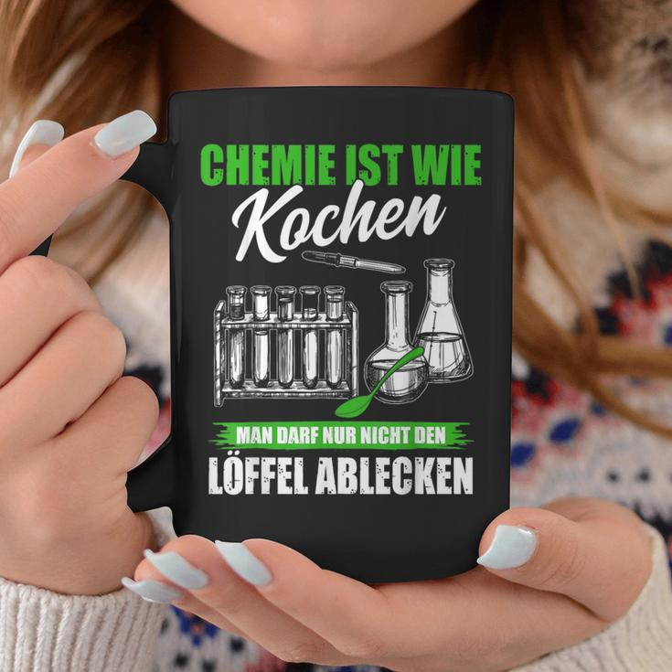 Chemie Ist Wie Kochen Chemiker Laboratory Tassen Lustige Geschenke