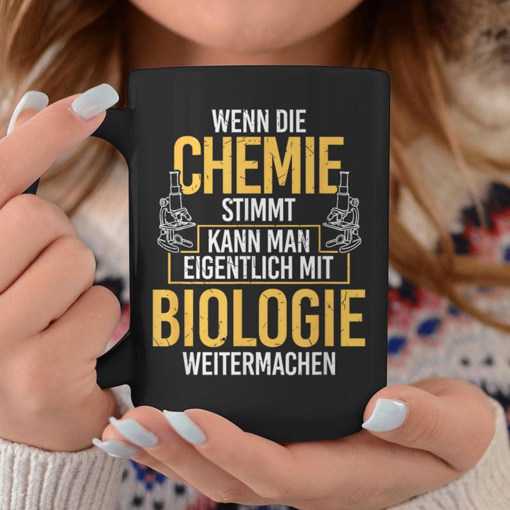 Chemie Stimmt Biologie Chemist Biologist Biochemie Tassen Lustige Geschenke