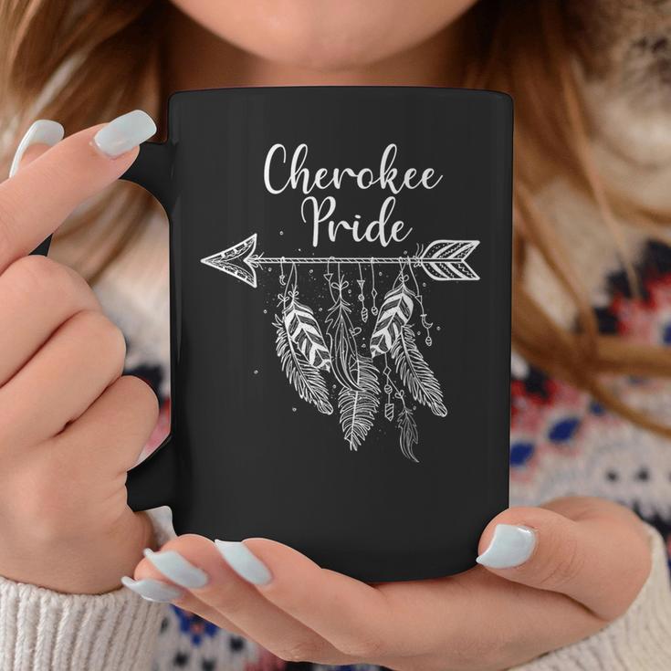 Cherokee Pride Native American Indigenous Tribe Headdress Coffee Mug Unique Gifts