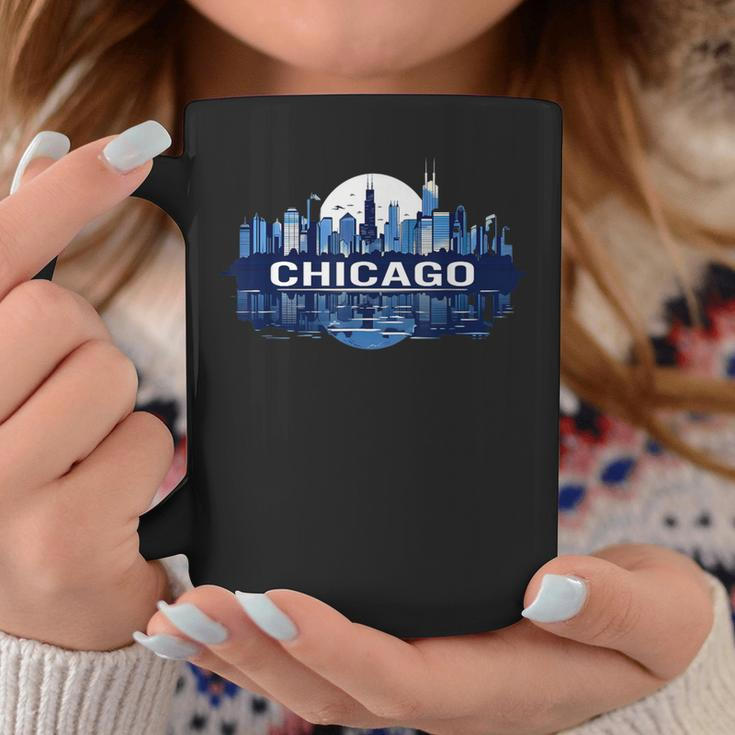 Chicago City Downtown Skyline Coffee Mug Unique Gifts
