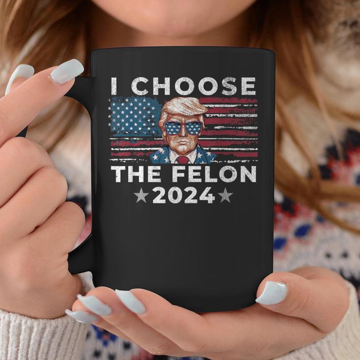 I Choose The Felon 2024 Republican Patriot Women Coffee Mug Unique Gifts