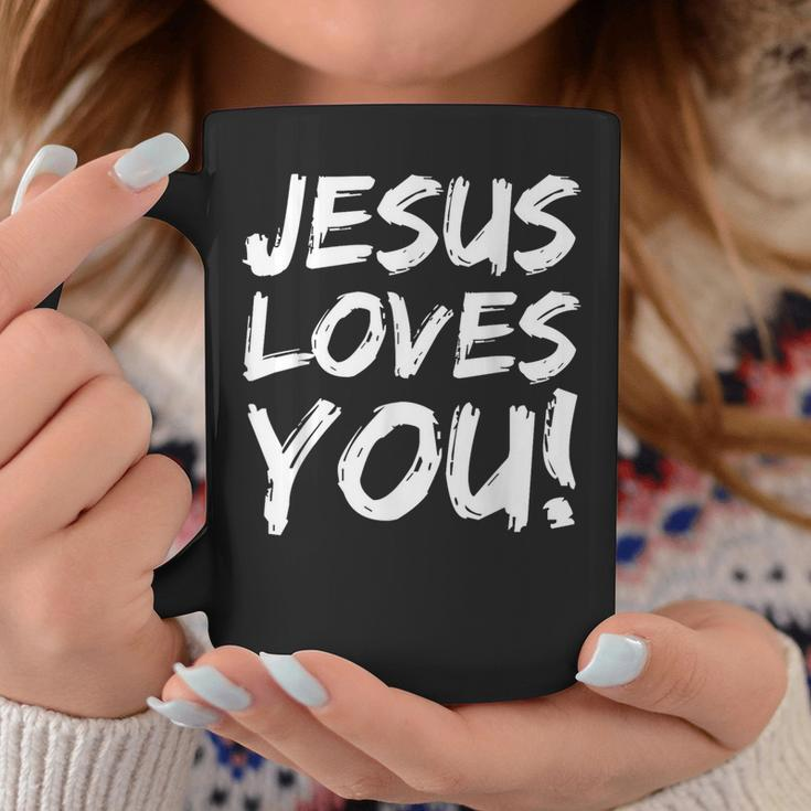 Christian Evangelism For Jesus Loves You Tassen Lustige Geschenke