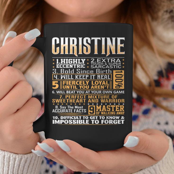 Christine Name Name Birthday Coffee Mug Unique Gifts