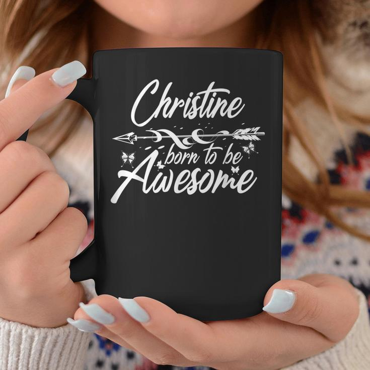 Christine Name Personalized Birthday Joke Coffee Mug Unique Gifts