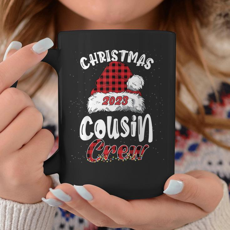 Christmas Cousin Crew Buffalo Red Plaid Pajamas Family Xmas Coffee Mug Unique Gifts