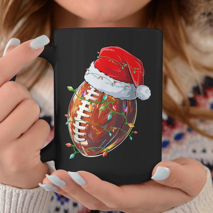 Christmas Football Team Santa Sports For Boys Coffee Mug Unique Gifts
