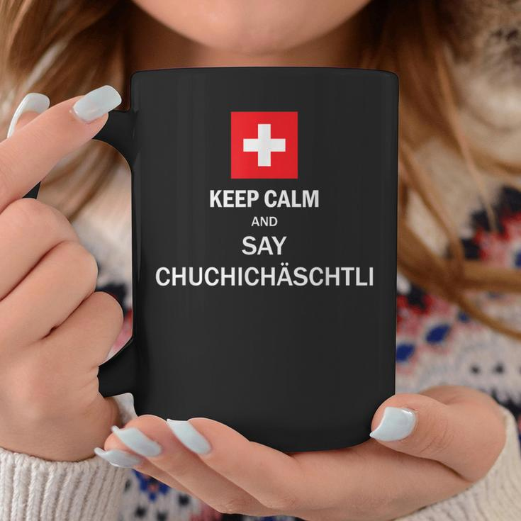 Chuchichäschtli Swiss Swiss German Black Tassen Lustige Geschenke