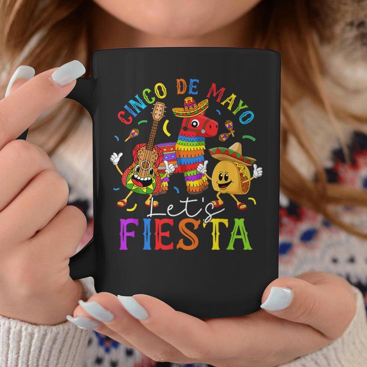 Cinco De Mayo Mexican Let's Fiesta Happy 5 De Mayo Coffee Mug Unique Gifts