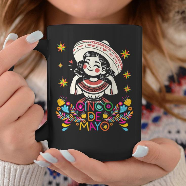 Cinco De Mayo Mexican Poncho 5 De Mayo Anime Cute Girl Coffee Mug Unique Gifts