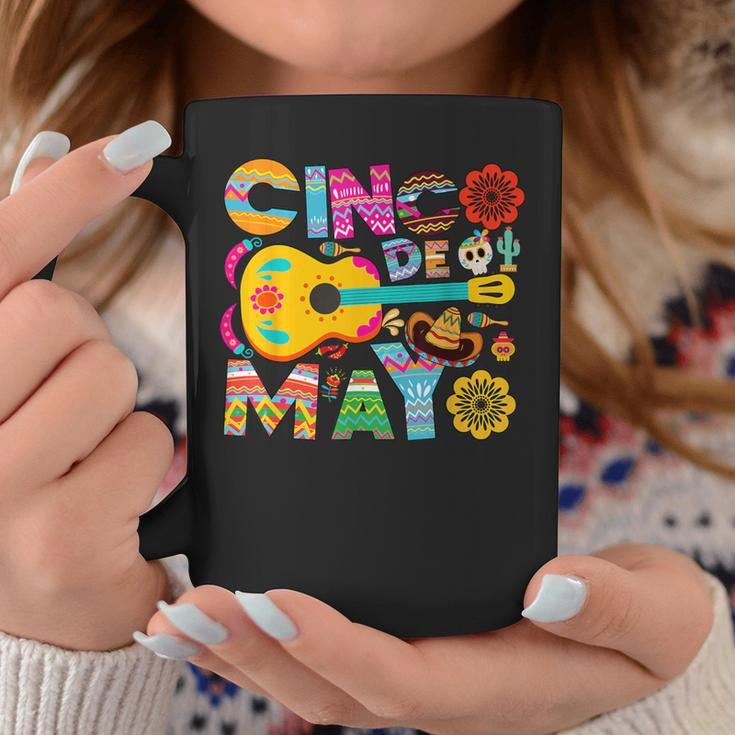 Cinco De Mayo Mexican Taco Guitar Fiesta Cinco De Mayo Coffee Mug Funny Gifts