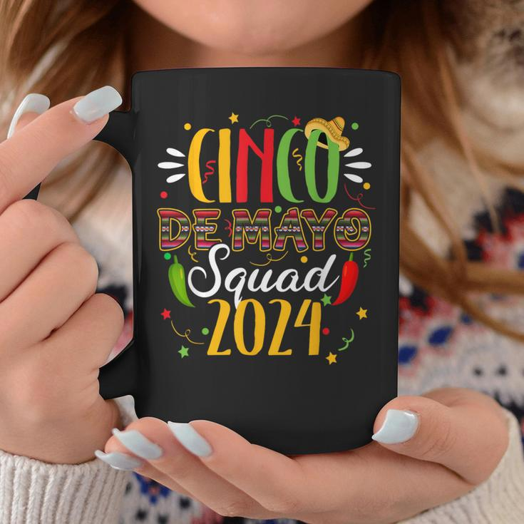 Cinco De Mayo Squad 2024 Family Matching Mexican Party Coffee Mug Personalized Gifts