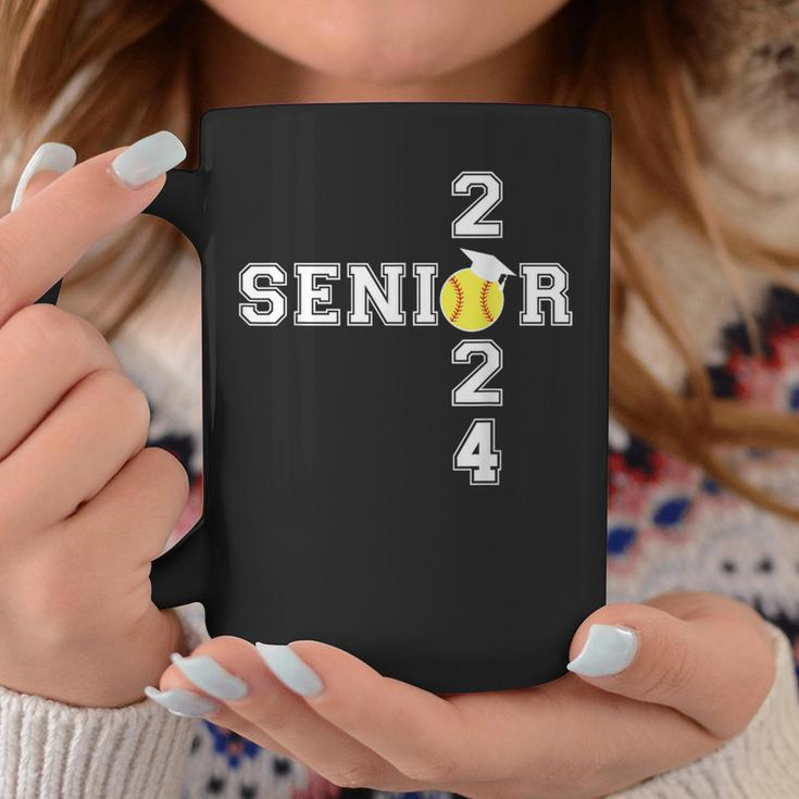 Class Of 2024 Senior Softball Player Graduation Coffee Mug Unique Gifts