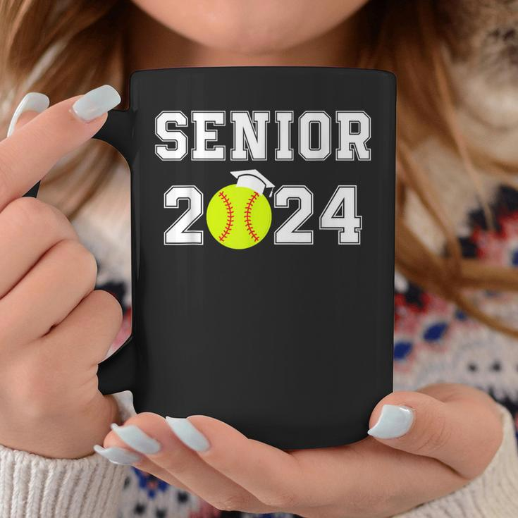 Class Of 2024 Softball Player Senior 2024 High School Grad Coffee Mug Funny Gifts